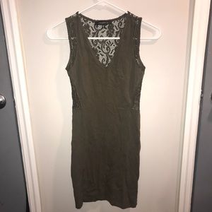 army green dress